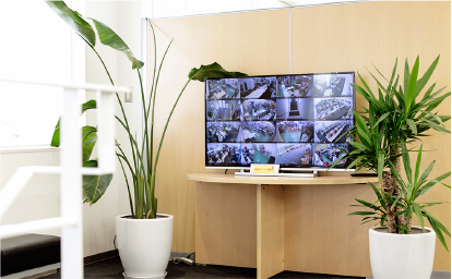 VBA開発代行をおこなう「データセレクト」は24時間稼働監視カメラを設置した高セキュリティ環境