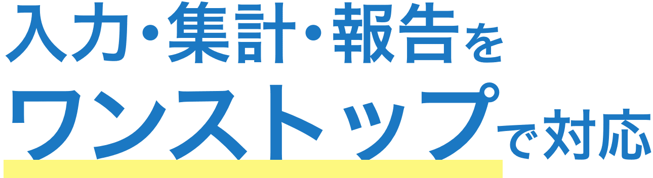 自治体の調査・集計からマーケティング分析用のデータ集計まで