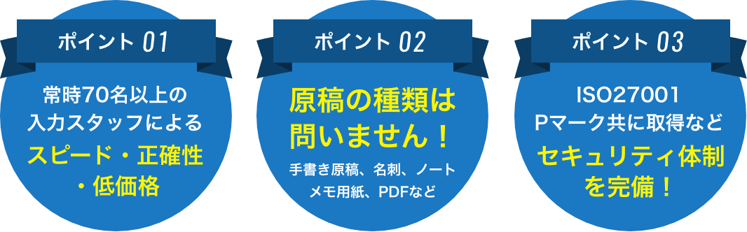 スキャニング代行サービスのポイント